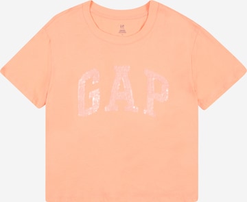 T-Shirt GAP en orange : devant