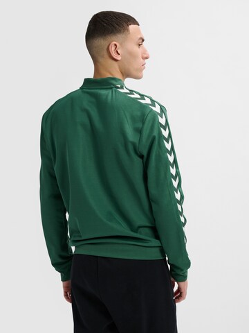 Hummel Athletic Zip-Up Hoodie in Green