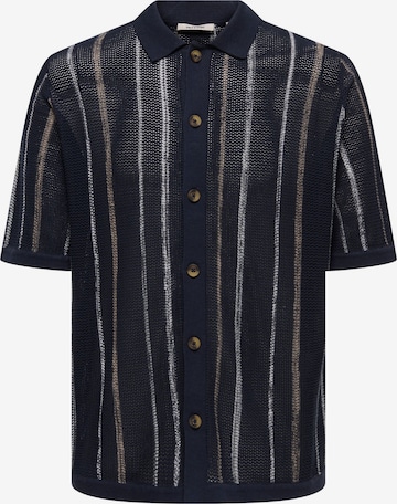 Giacchetta 'ONSTobby' di Only & Sons in blu: frontale