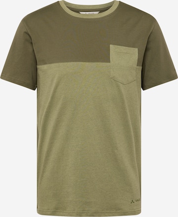 T-Shirt fonctionnel 'Nevis III' VAUDE en vert : devant