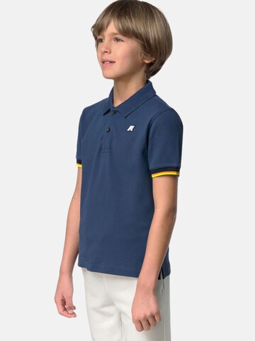 K-Way Shirt 'K-WAY KIDS P. VINCENT PIQUE POLO' in Blauw