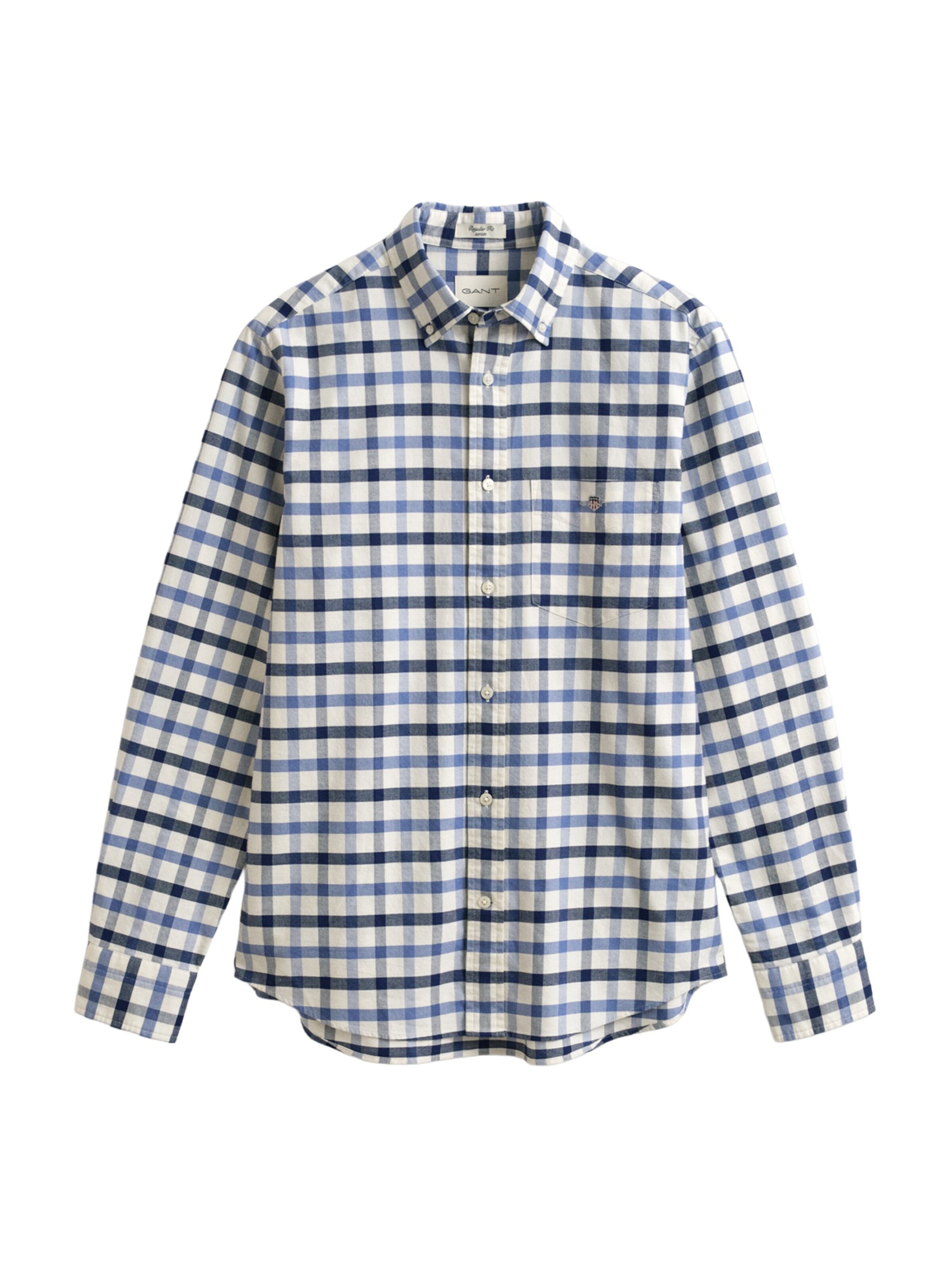 zils GANT Standarta piegriezums Krekls: no priekšpuses