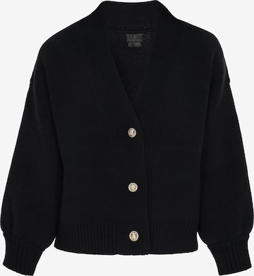 juoda DreiMaster Klassik Kardiganas 'Everyday Fashion': priekis