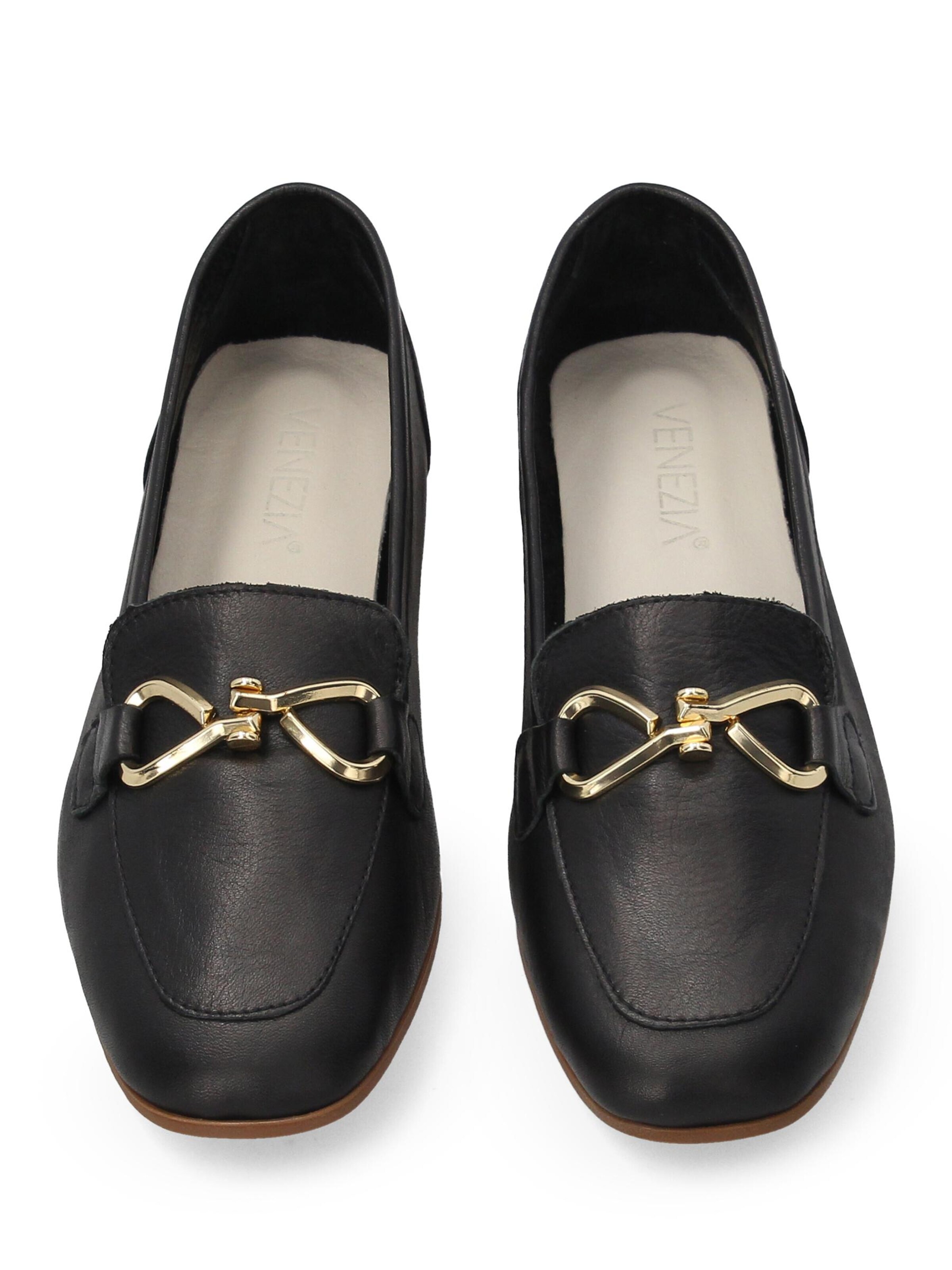 VENEZIA Slipper in Schwarz