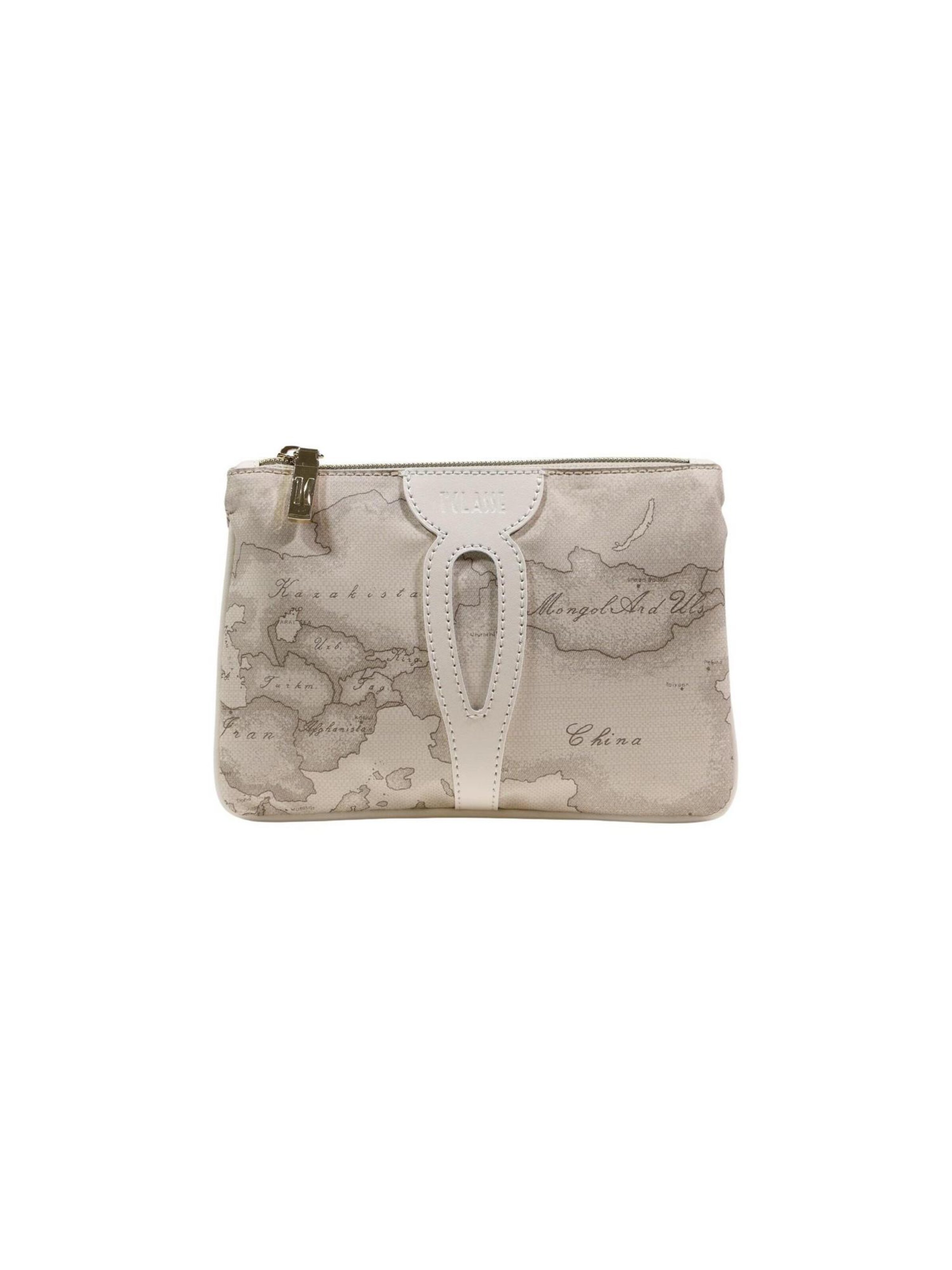 Borsa a sacco 'Case PQ02 9427' di Alviero Martini 1a clase in beige: frontale