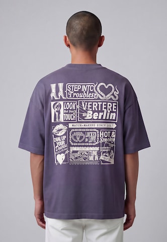 Vertere Berlin Shirt 'Troubles' in Purple