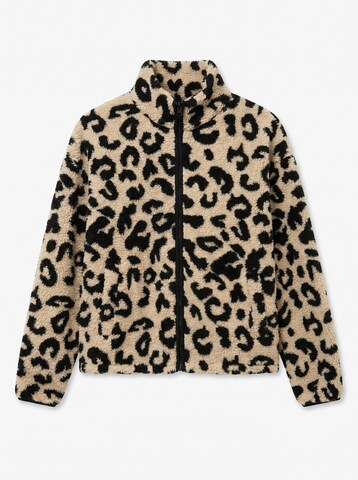 VERO MODA Fleece jas 'VMCLEOLEO' in Beige