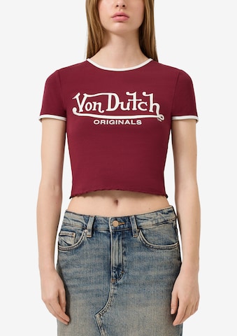 T-shirt QS en rouge : devant