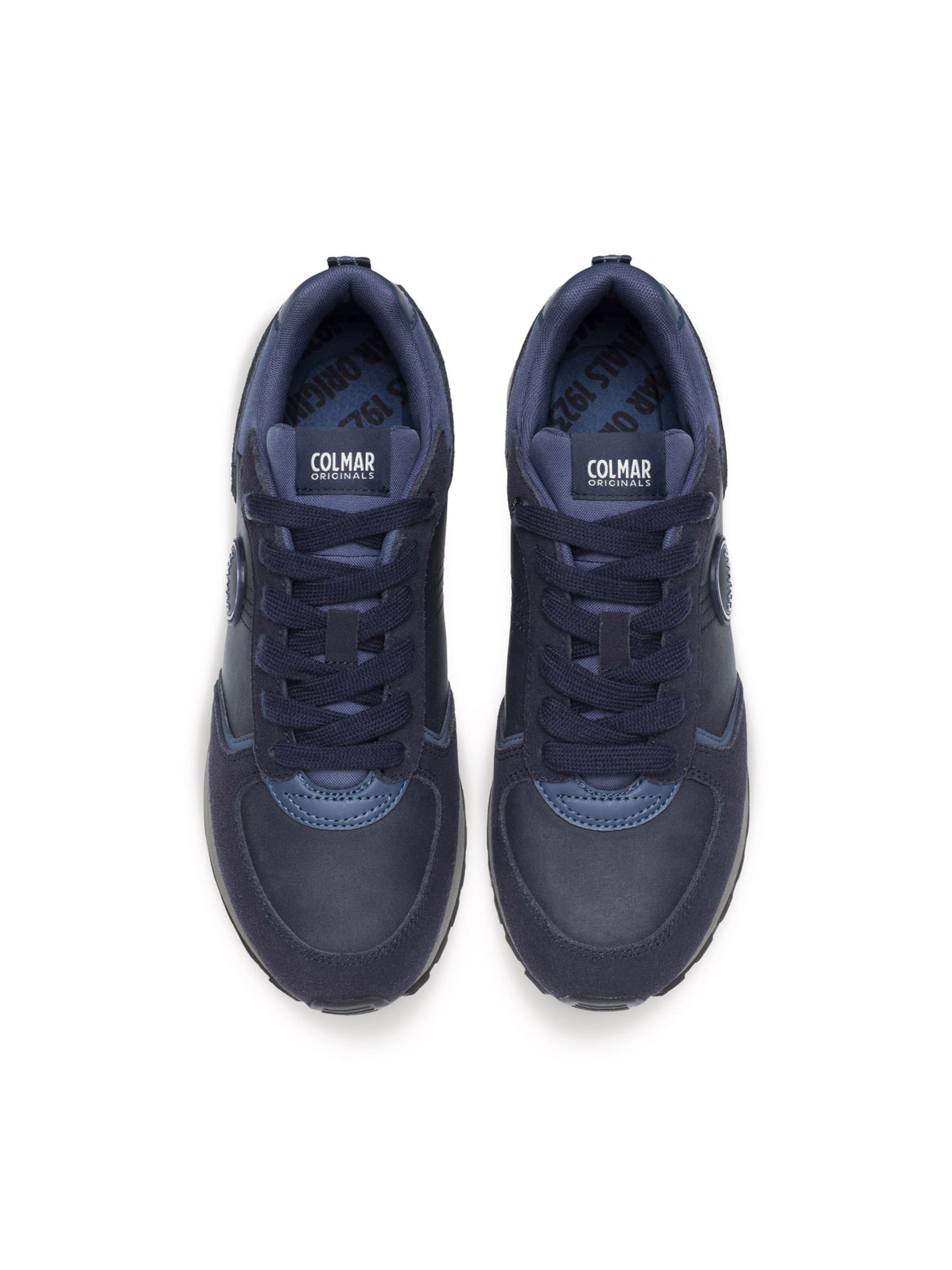 Colmar Platform trainers 'Travis Boost' in Blue: top