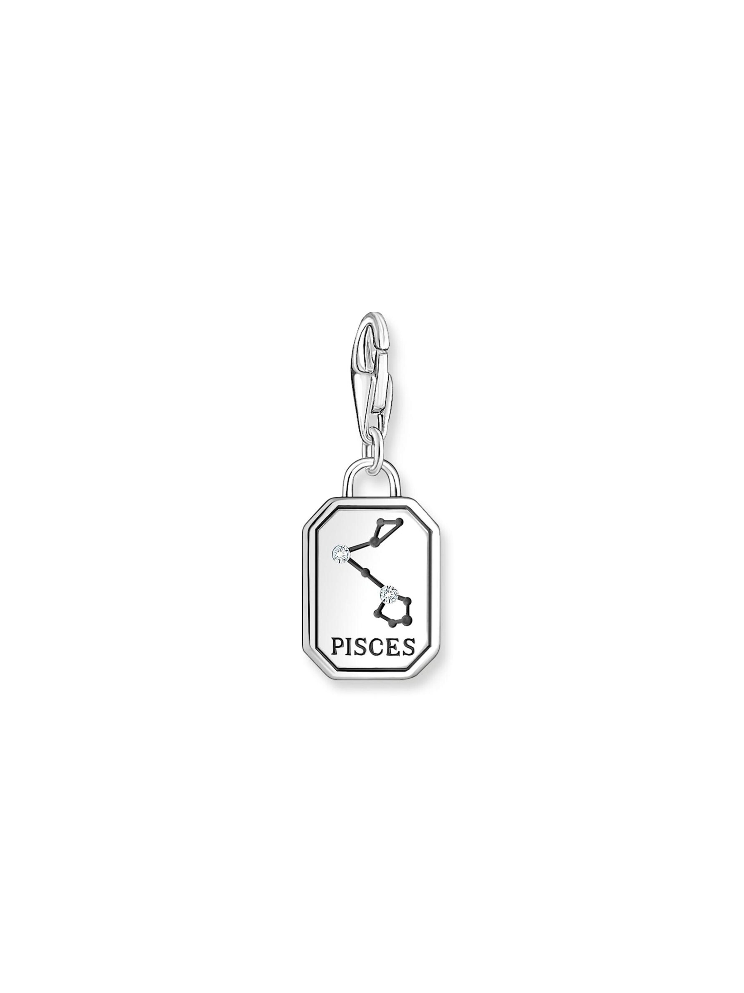 Pendentif 'Charm-Anhänger Fische Zeichen' Thomas Sabo en argent