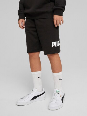 PUMA Loosefit Bukser 'ESS' i sort: forside