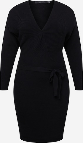 Vero Moda Curve Šaty – černá: přední strana