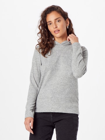 Sweat-shirt 'Pam' PIECES en gris : devant