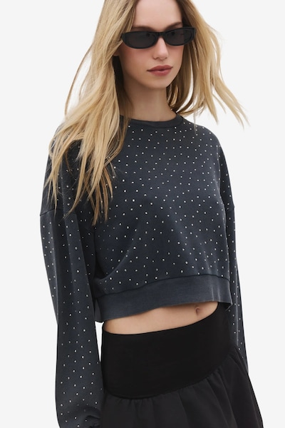 No Matter What Sweatshirt in anthrazit, Produktansicht