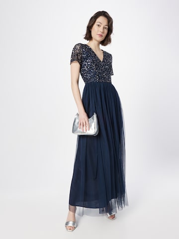 Maya Deluxe Evening Dress 'DELICATE' in Blue