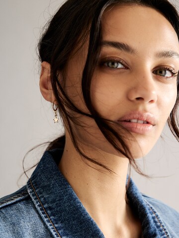 Orecchini di Pull&Bear in oro: frontale