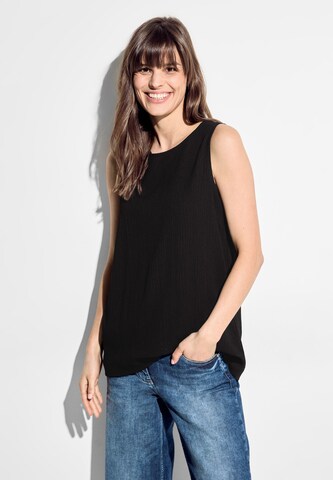 CECIL Top in Black: front