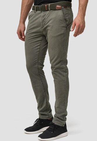 INDICODE JEANS Slimfit Chino in Groen