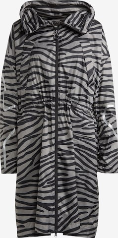 adidas by Stella McCartney Outdoor Coat in Grey: front