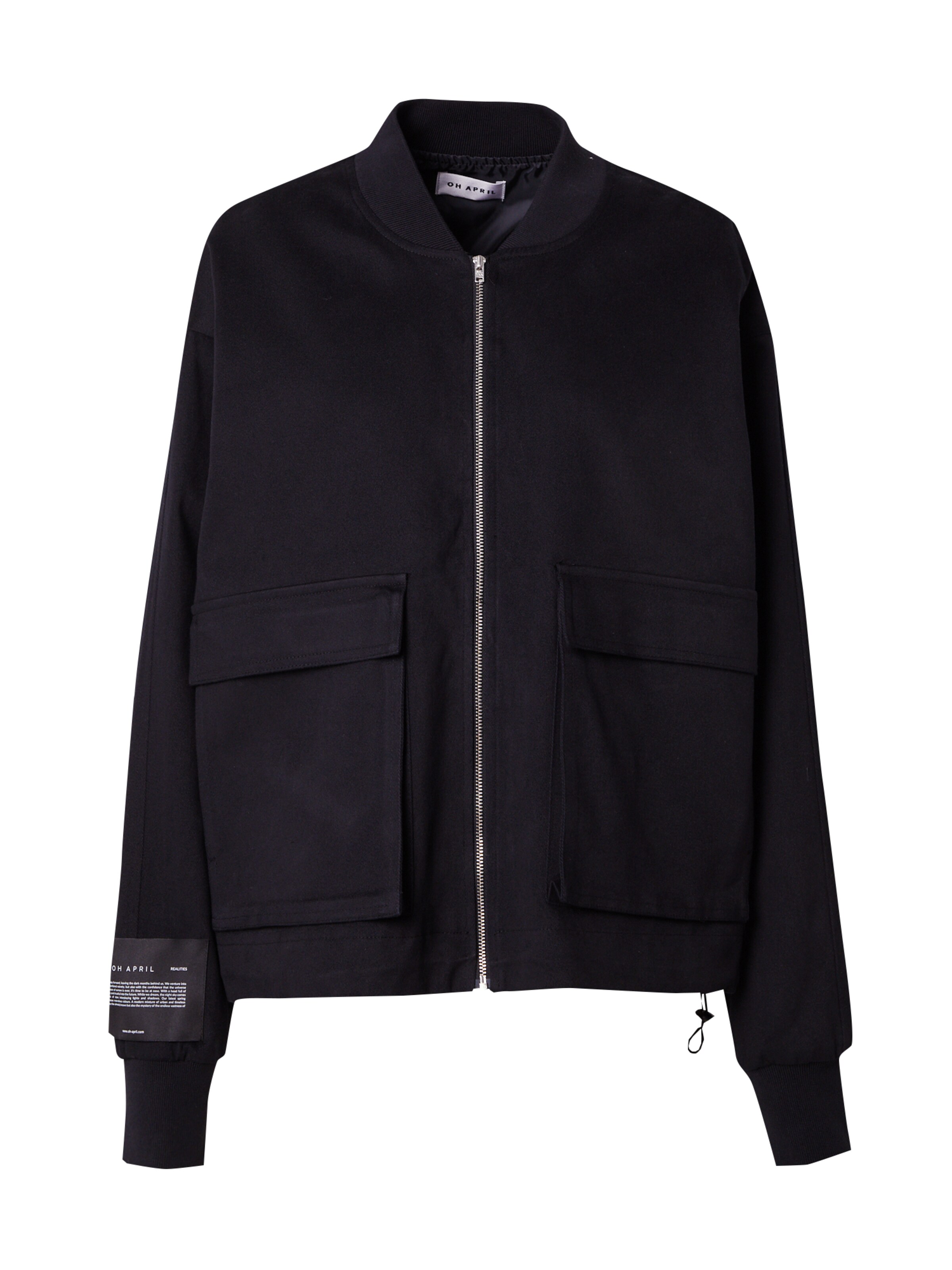 OH APRIL Übergangsjacke in schwarz / weiß, Produktansicht