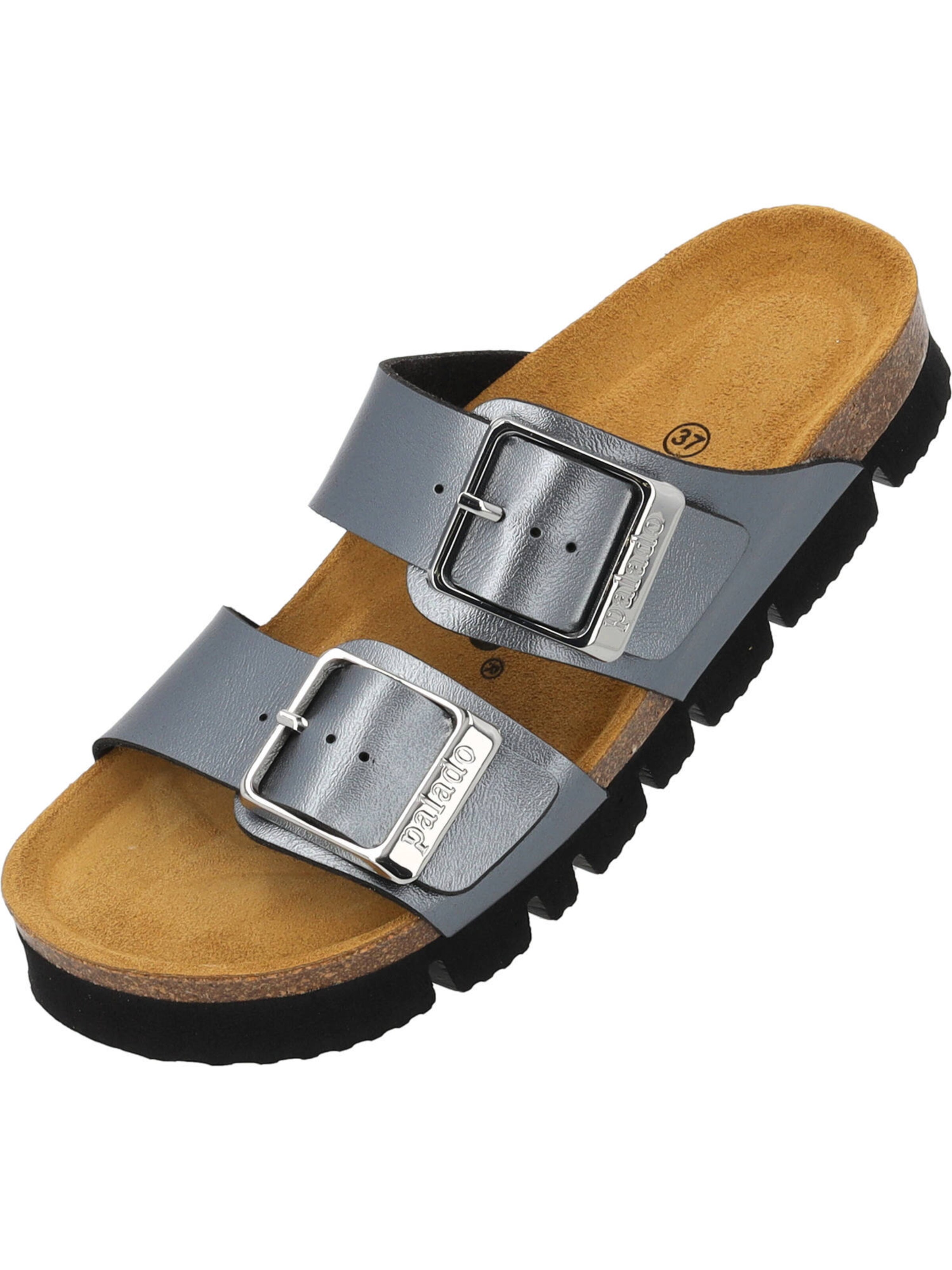 pelēks Palado Ādas čības 'Samos EGS PL': no priekšpuses