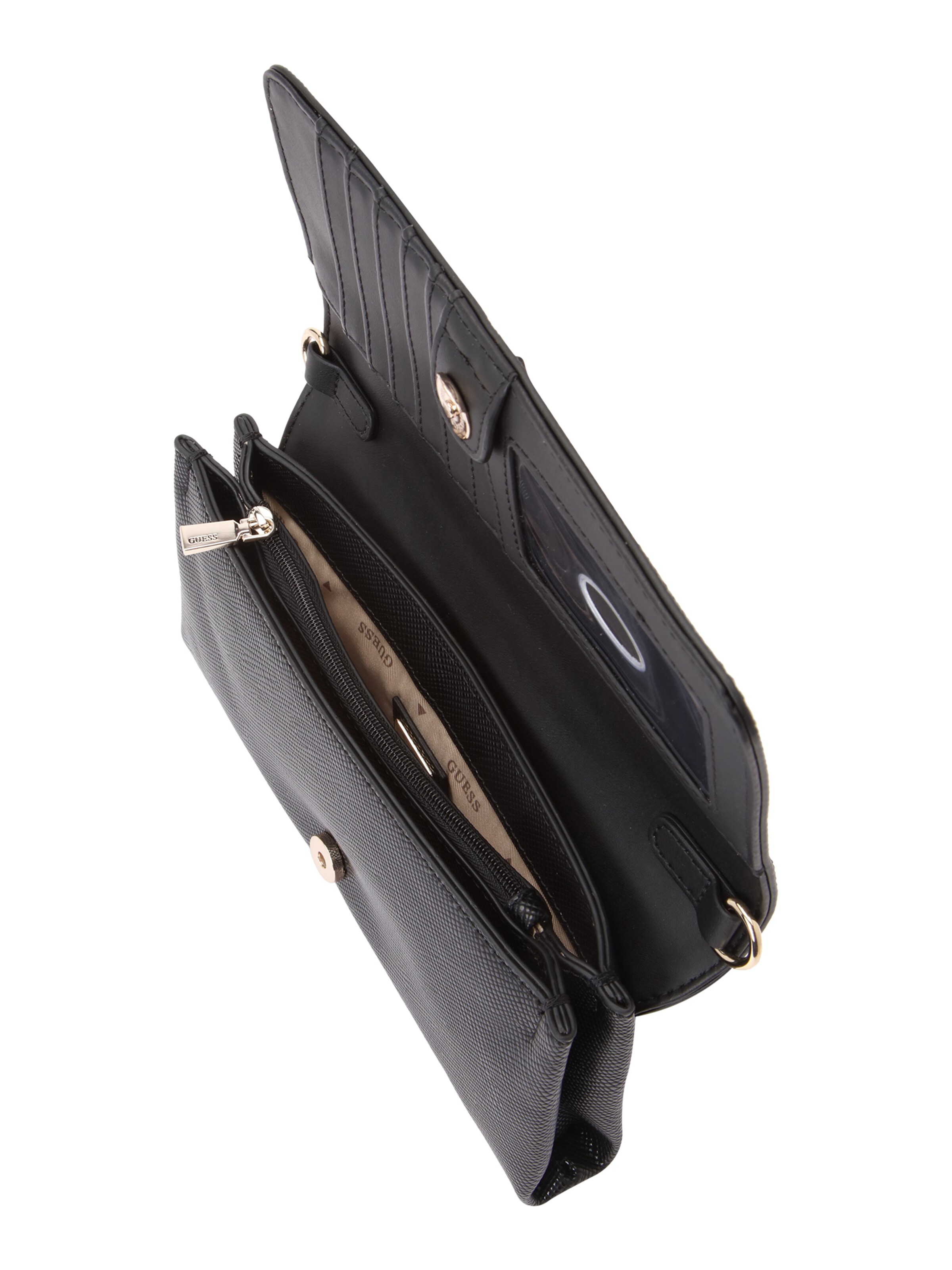 Clutch 'NOELLE II XBODY FLAP ORGANIZER' de la GUESS pe negru