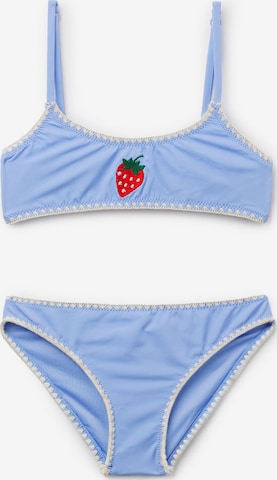 CALZEDONIA Bikini 'Mini Fruit' in Blue: front