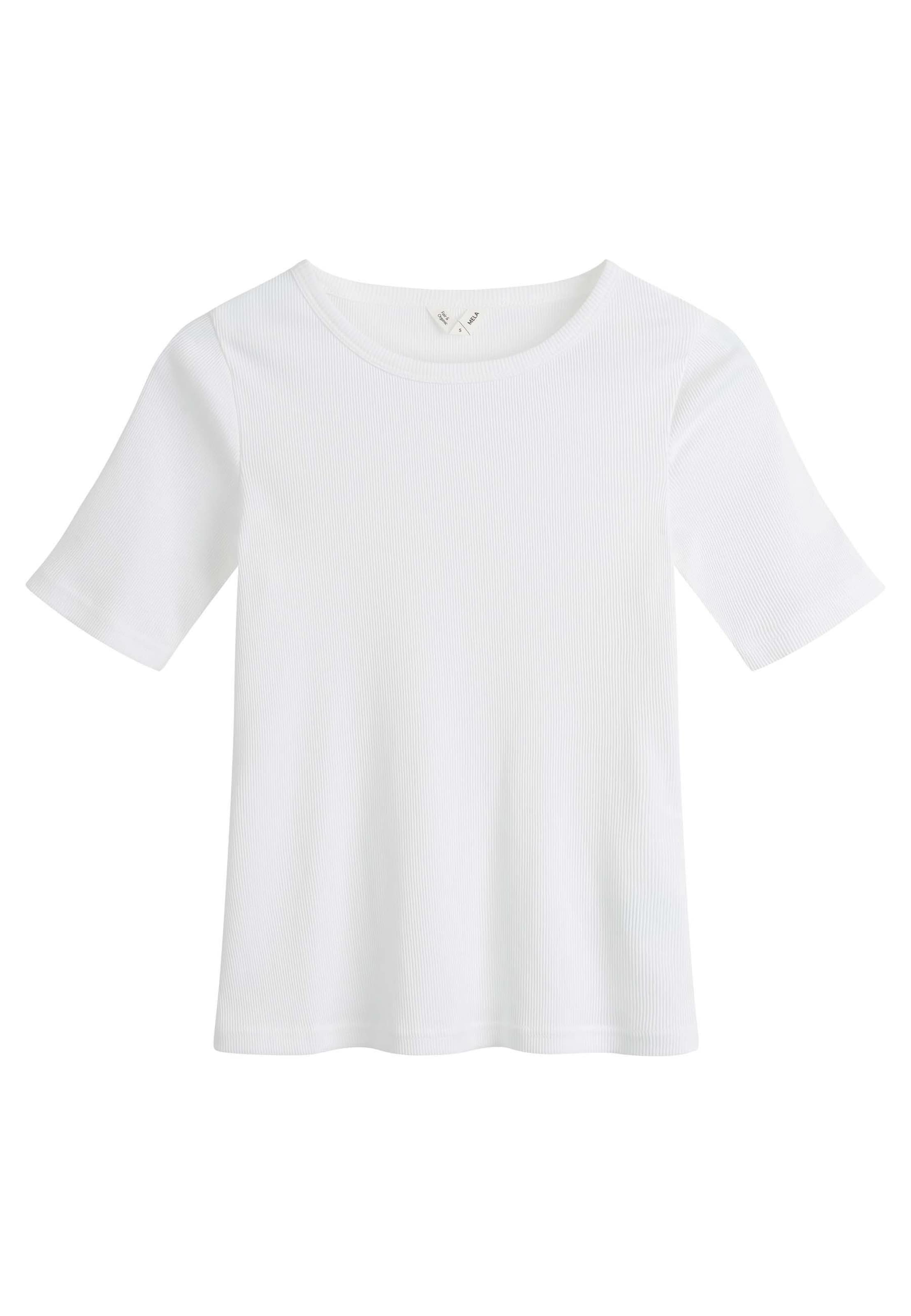 MELA Majica 'JASLEEN' | bela barva: sprednja stran