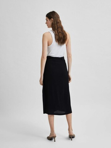 SELECTED FEMME Rok 'Minora' in Zwart