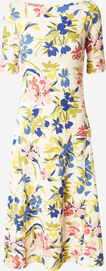 Lauren Ralph Lauren Robe 'Munzie' en crème / bleu / jaune citron / rose, Vue avec produit