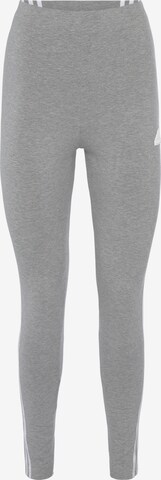 ADIDAS SPORTSWEAR Skinny Workout Pants 'Future Icons' in Grey: front