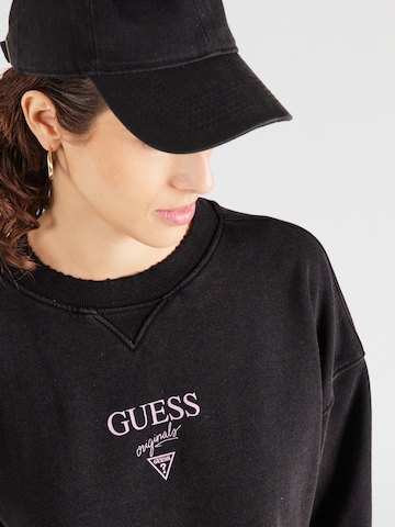 GUESS Tréning póló 'DISTRESSED BAKER' - fekete