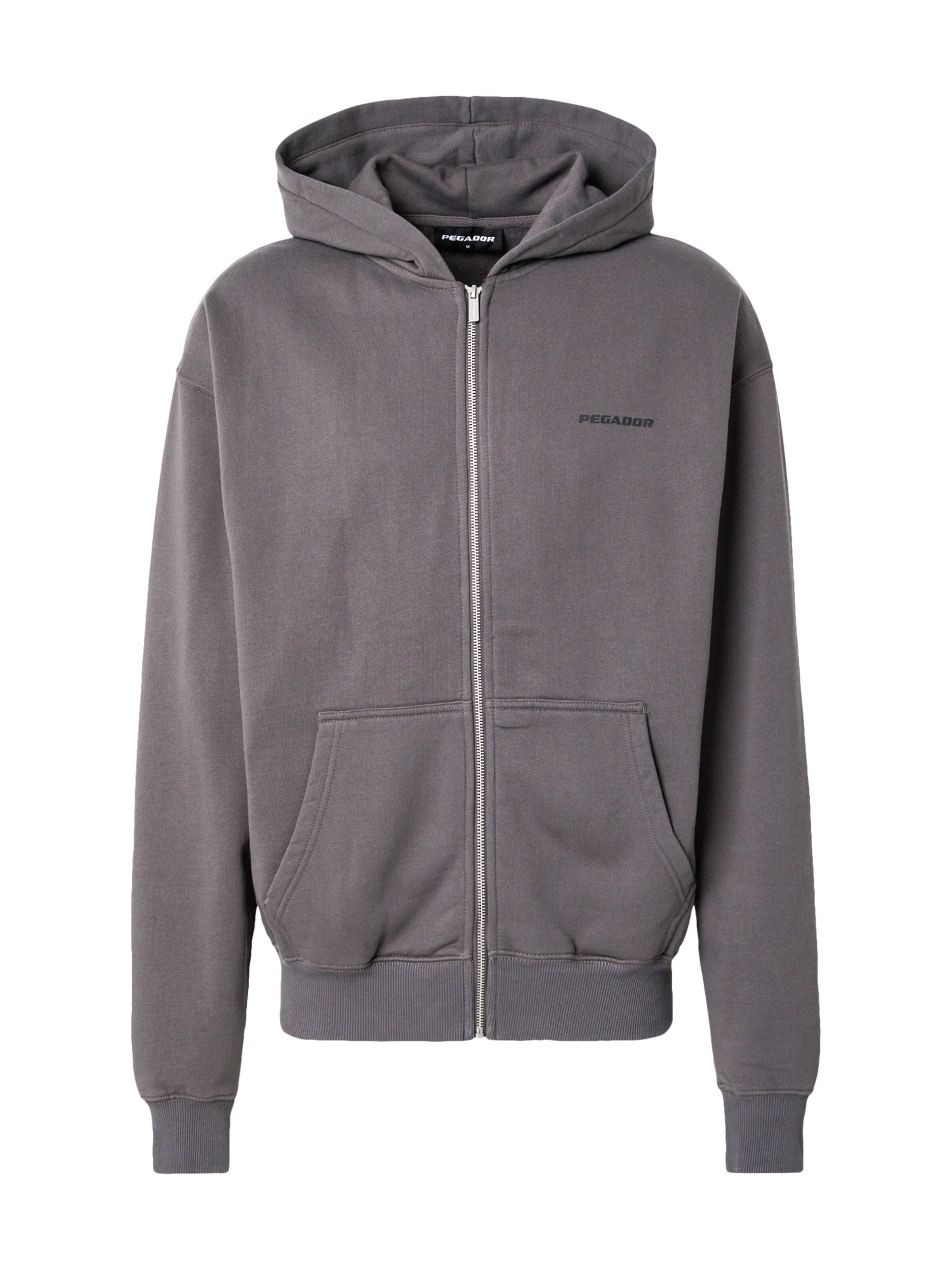 Pegador Кофта на молнии 'Colne' в Серый: спереди