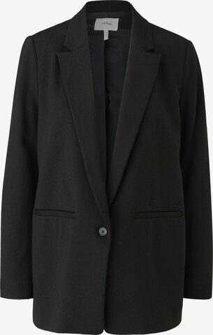 s.Oliver BLACK LABEL Blazer in Schwarz: predná strana