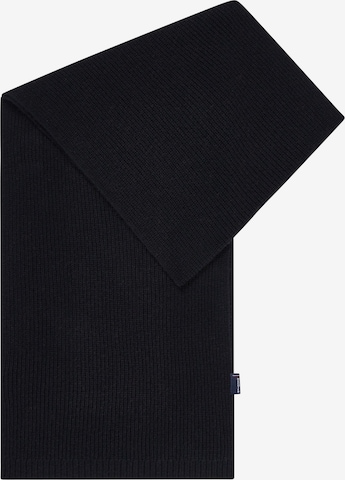 HECHTER PARIS Schal, stilvolles und strukturiertes Design in Schwarz: Vorderseite