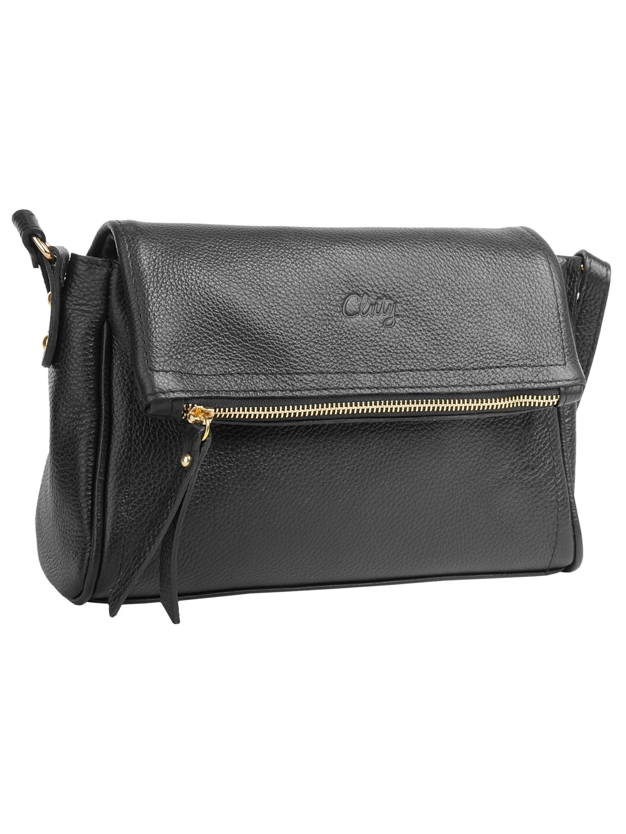 Sac à bandoulière Cluty en noir