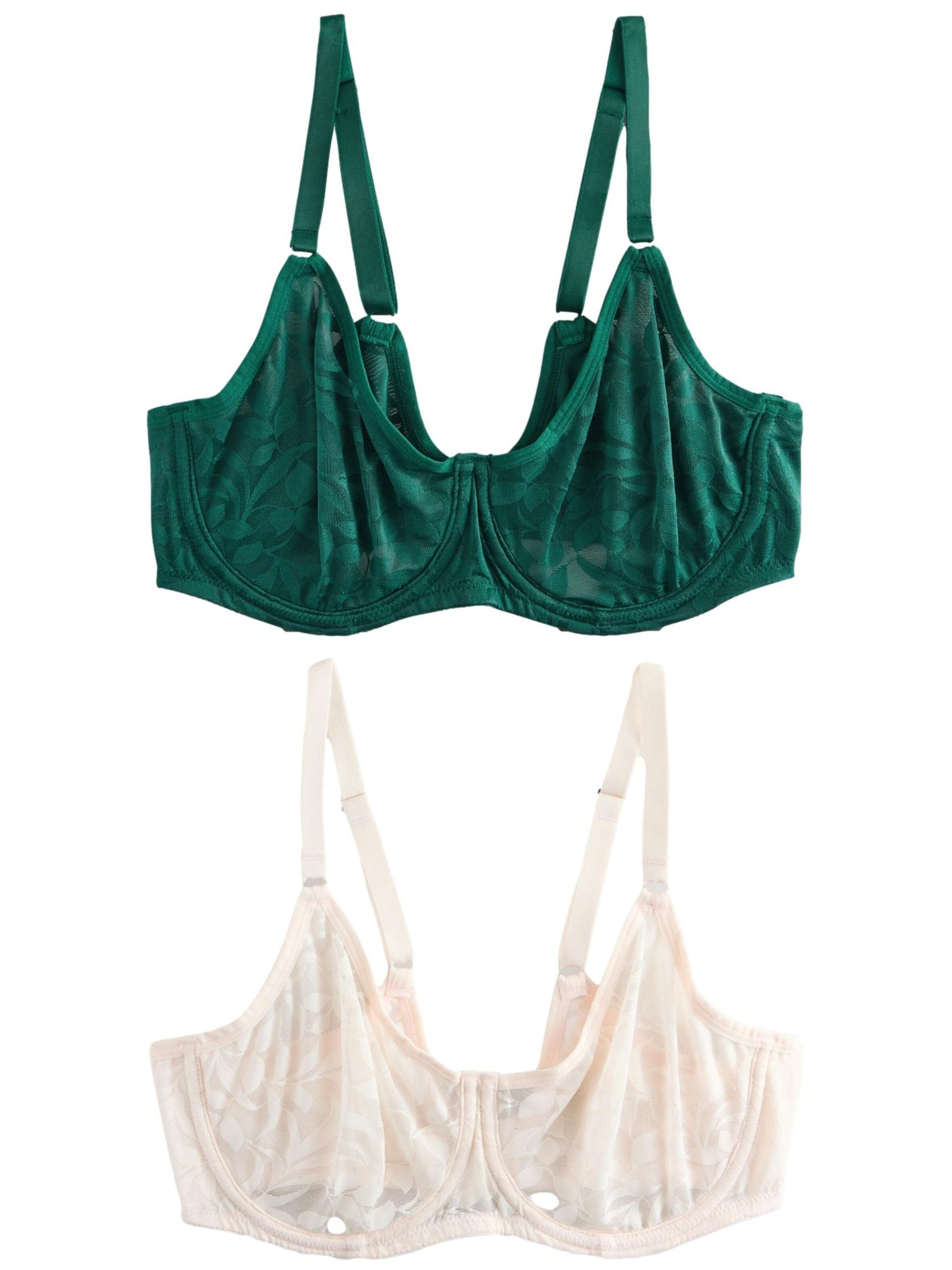 Next Tričkové Podprsenka - Zelená: predná strana