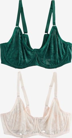 Next T-Shirt Rintaliivi värissä vihreä: etupuoli