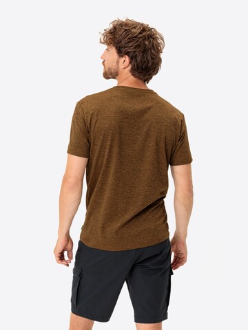 VAUDE Functioneel shirt 'M Essential T' in Bruin