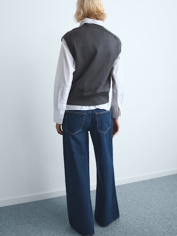 MANGO Широки крачоли Дънки 'ANNIE' в синьо