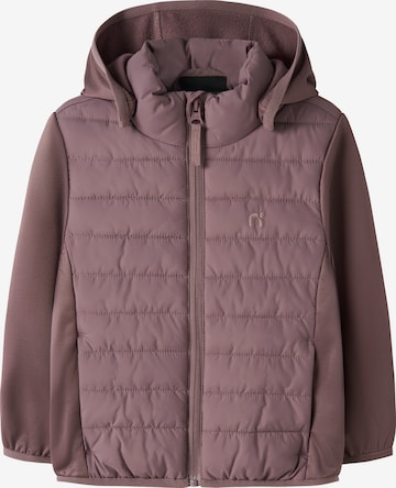 NAME IT Välikausitakki 'NMNMIO' värissä lila: etupuoli