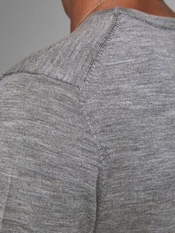 JACK & JONES Regular fit Sweater 'Mark' in Grey