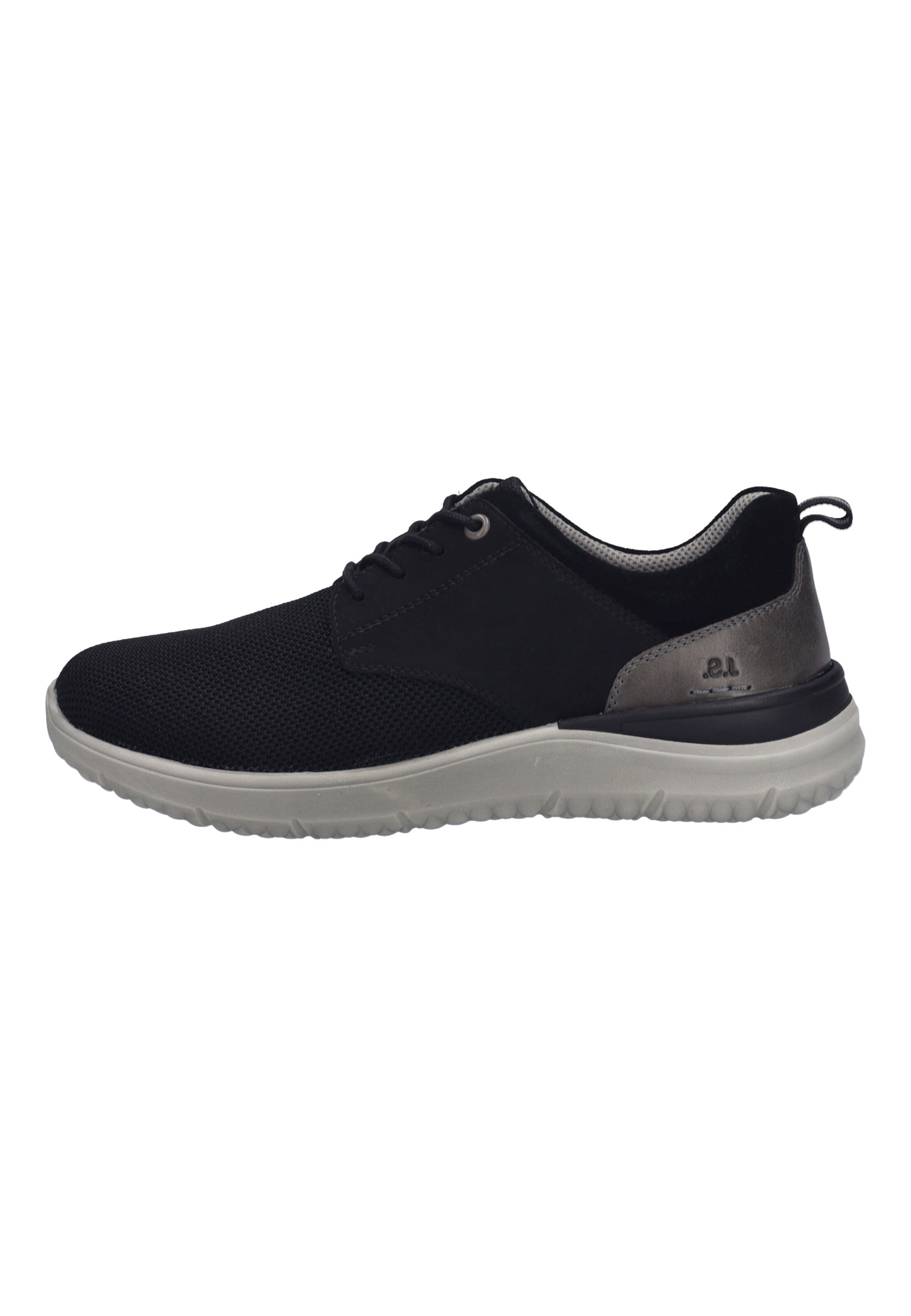 JOSEF SEIBEL Lace-Up Shoes 'Wales 03' in Black: front