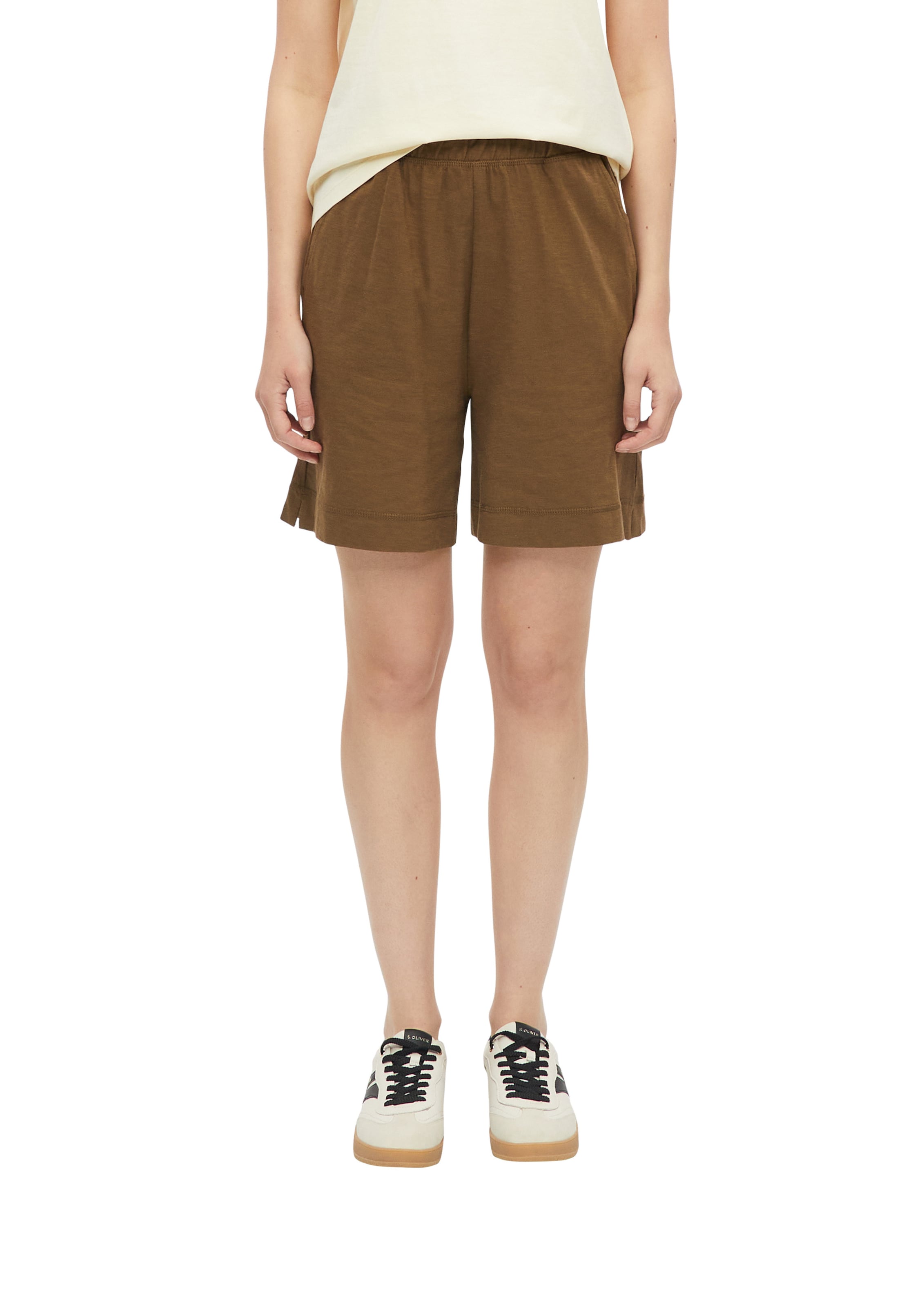 Regular Pantalon s.Oliver en marron : devant