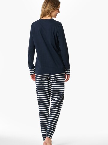 SCHIESSER Pyjama ' Casual Essentials ' in Blau