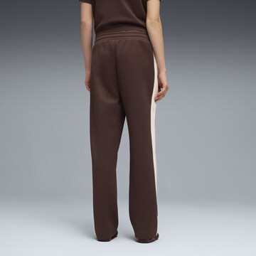 PUMA Loosefit Sporthose 'T7 Always On' in Braun