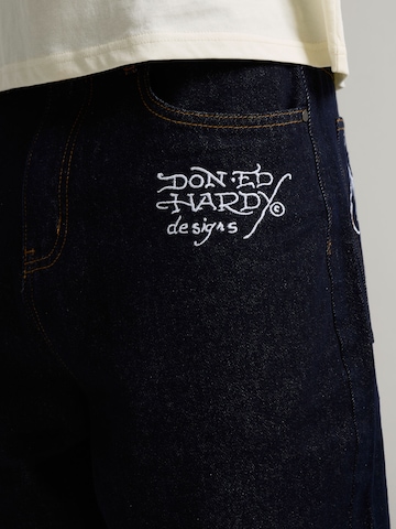 Ed Hardy Loosefit Džíny – modrá