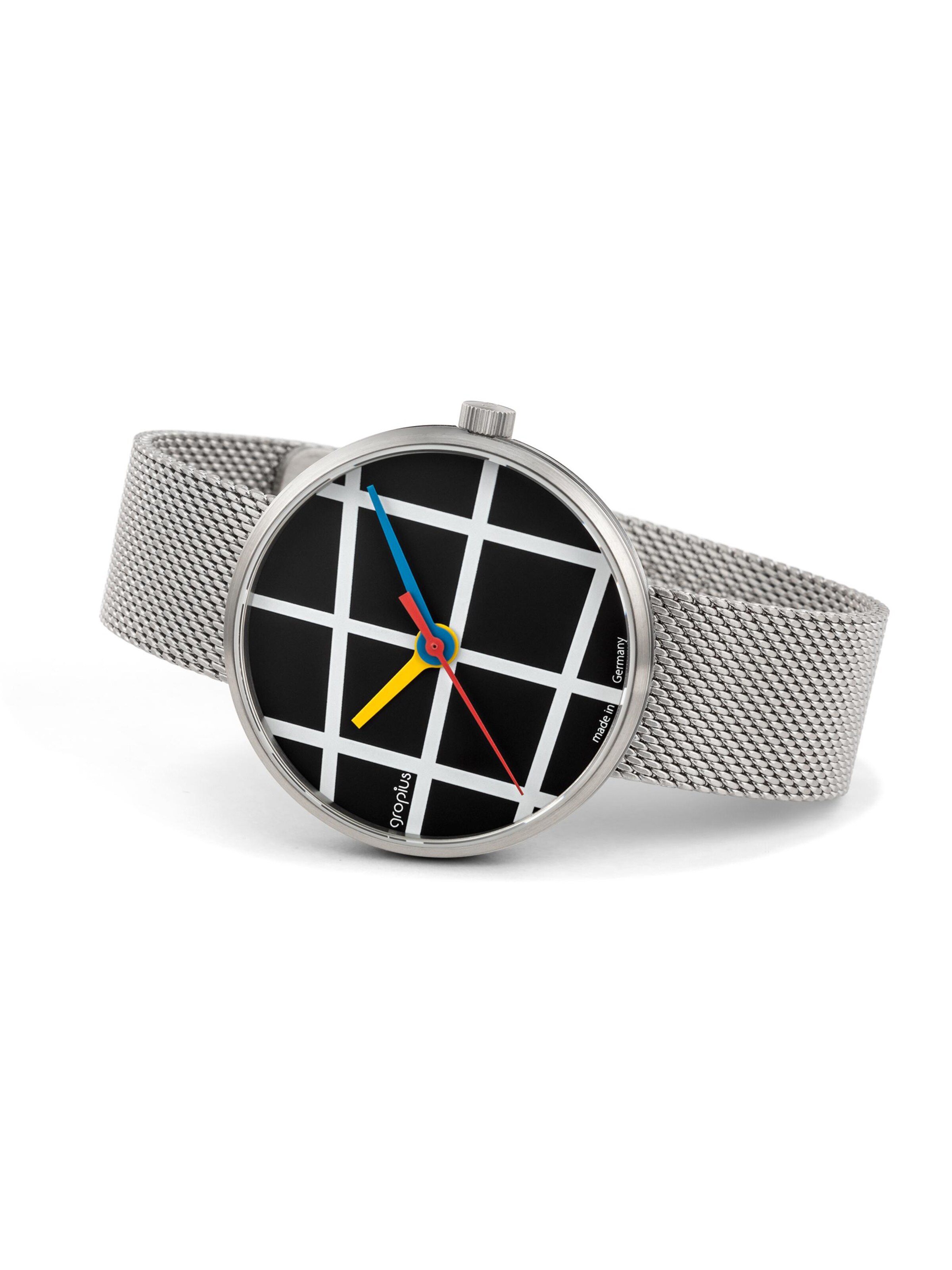 WALTER GROPIUS Analog Watch 'WINDOW' in Silver