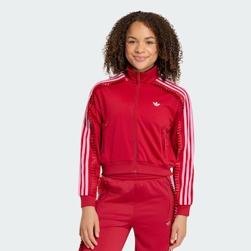 ADIDAS ORIGINALS - Sudadera con cremallera 'Firebird' en rojo: frente