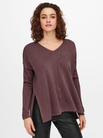 Pull-over 'Amalia' ONLY en marron